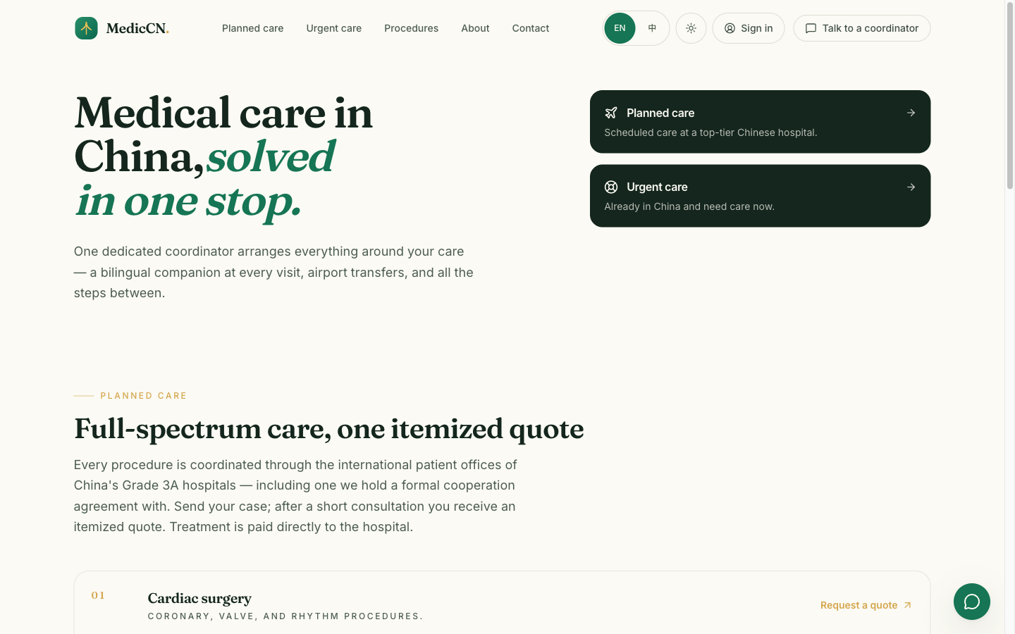 MedicCN.com — Medical Travel Platform